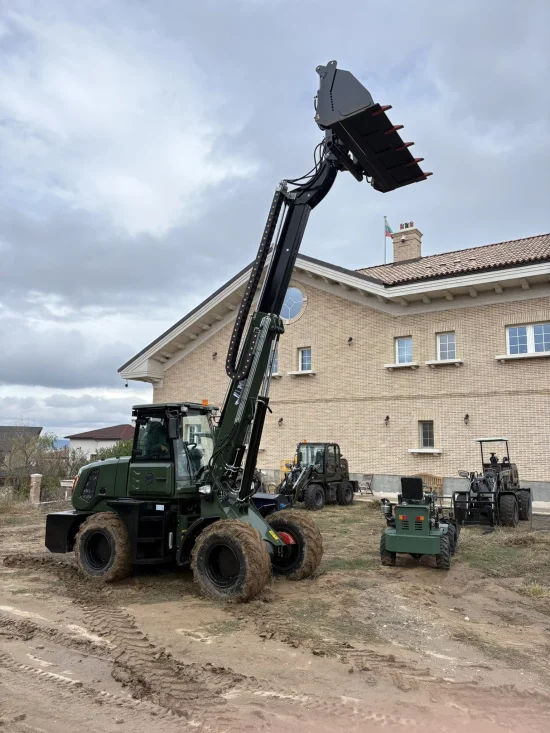 Челни товарачи Телескопичен Товарач Müller TL725
