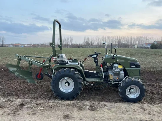 Трактори Трактор Müller T18 с Челен Товарач Кофа + Шишове за бали, Ремарке, Плуг, Фреза