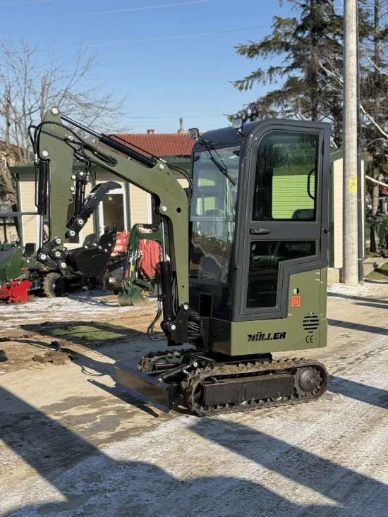Багери Мини Багер Müller E1.0B Кабина