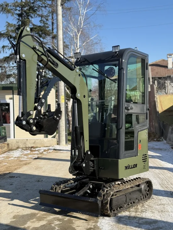Багери Мини Багер Müller E1.0B Кабина