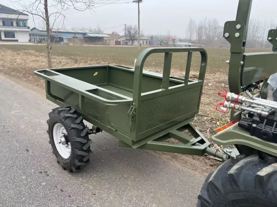 Трактори Трактор Müller T18 с Челен Товарач Кофа + Шишове за бали, Ремарке, Плуг, Фреза