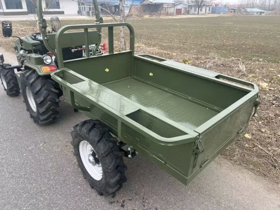 Трактори Трактор Müller T18 с Челен Товарач Кофа + Шишове за бали, Ремарке, Плуг, Фреза